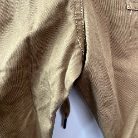 EXPRESS Brown Jogger Pants Cotton Drawstring Elastic Waist Casual Size 30 - Picture 6 of 9